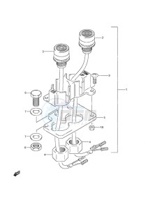 DF 115 drawing Trim Switch (2001 to 2004)