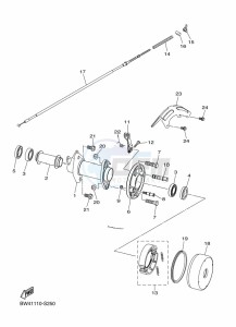 YFZ50 (BW4A) drawing REAR BRAKE