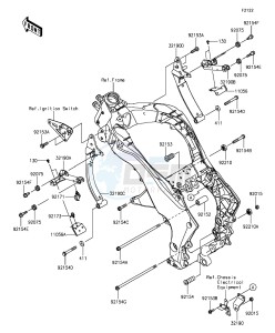 Z1000SX ZX1000LEF FR GB XX (EU ME A(FRICA) drawing Engine Mount