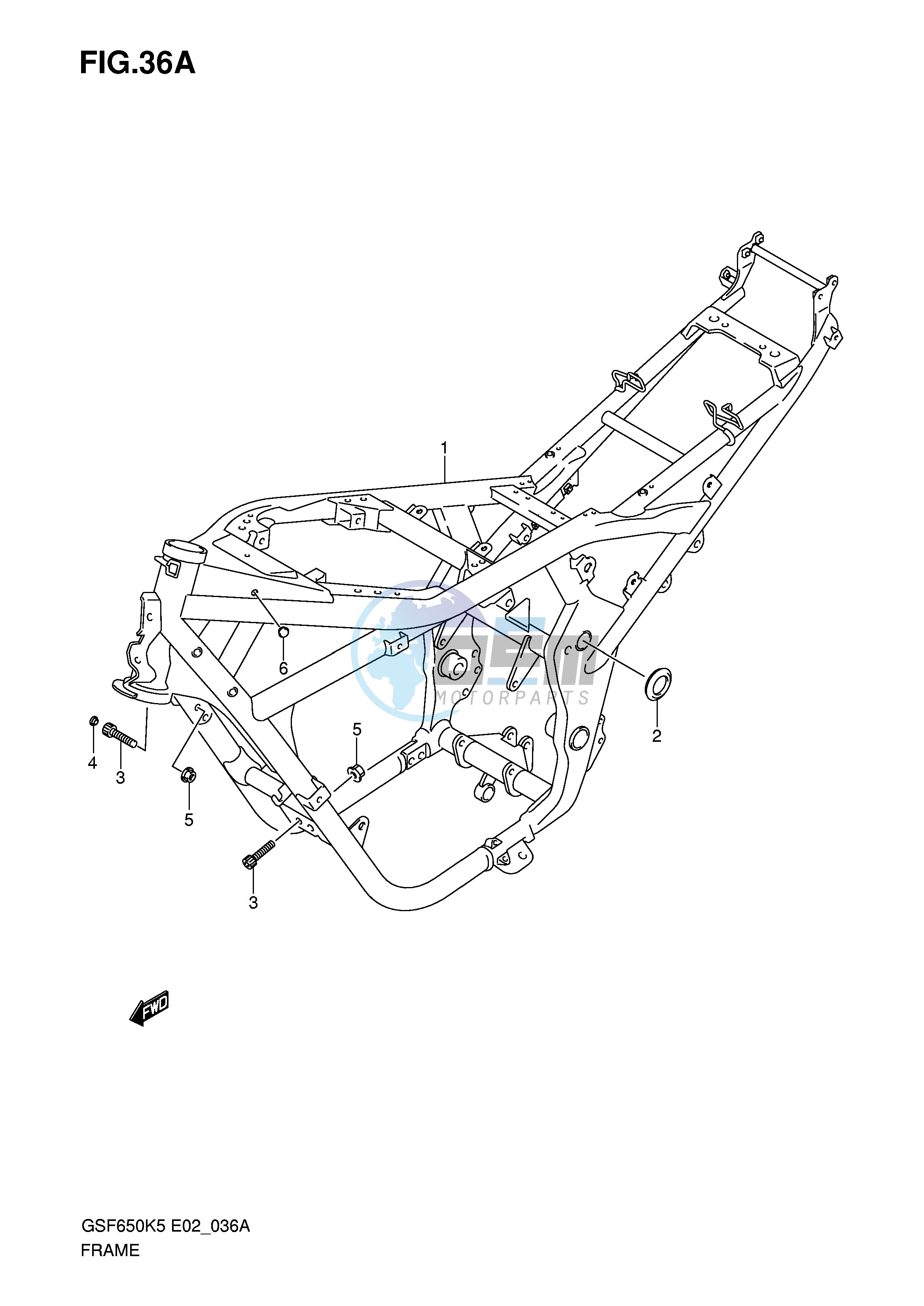 FRAME (MODEL K6)