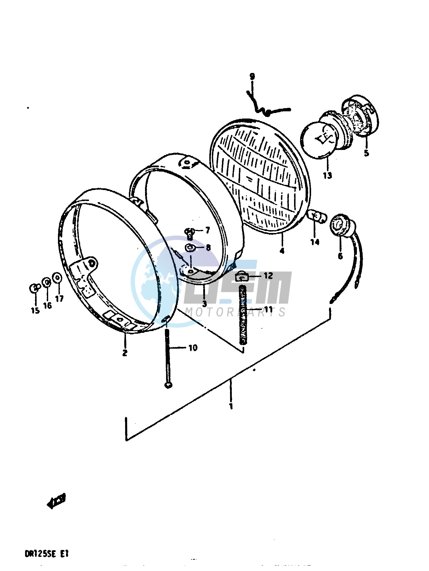 HEADLAMP (E4, E15, E18, E21)