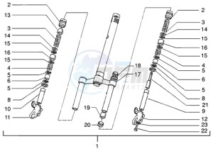 NRG 50 MC3 DD drawing Front Fork