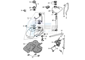 ELYSEO - 125 cc drawing FUEL TANK