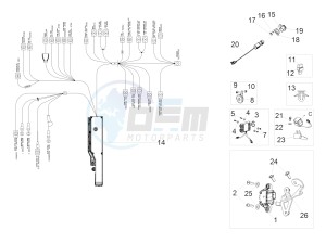 RSV4 1000 RR E4 ABS (APAC) drawing Front electrical system