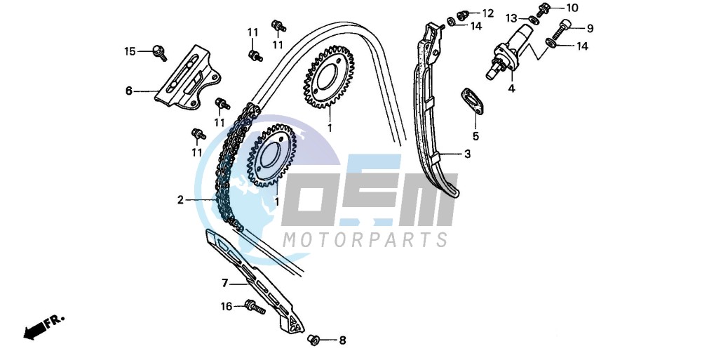 CAM CHAIN/TENSIONER