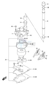 DF 300AP drawing Water Pump