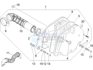 GTS 250 UK drawing Air filter