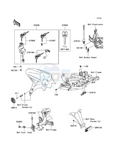 VERSYS_ABS KLE650DBF GB XX (EU ME A(FRICA) drawing Ignition Switch