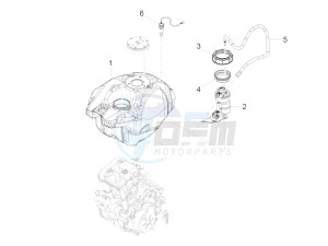 RS 125 REPLICA 4T E4 ABS (EMEA) drawing Fuel tank