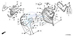 SH125C drawing FRONT COVER