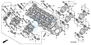 CB600F9 Europe Direct - (ED) drawing CYLINDER HEAD