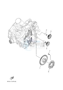 YFM700FWAD GRIZZLY 700 (B1AT) drawing STARTER CLUTCH