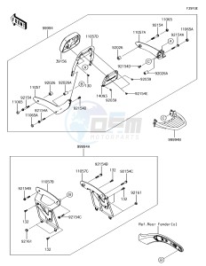 VULCAN S ABS EN650EHF XX (EU ME A(FRICA) drawing Accessory(Passenger Backrest)