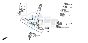 GL1500CT VALKYRIE drawing STEERING STEM