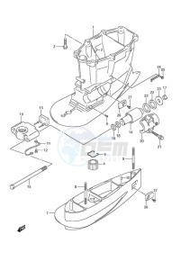 DF 300A drawing Drive Shaft Housing