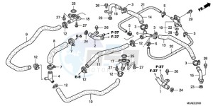 GL1800A Australia - (U) drawing WATER PIPE