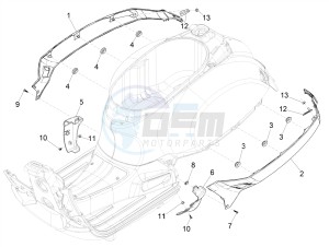 GTS 300 SUPER HPE-TECH 4T 4V IE ABS E4 (EMEA) drawing Side cover - Spoiler