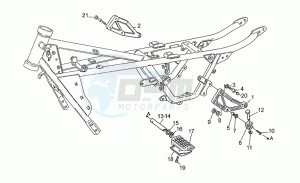 Nevada 350 drawing Foot rests