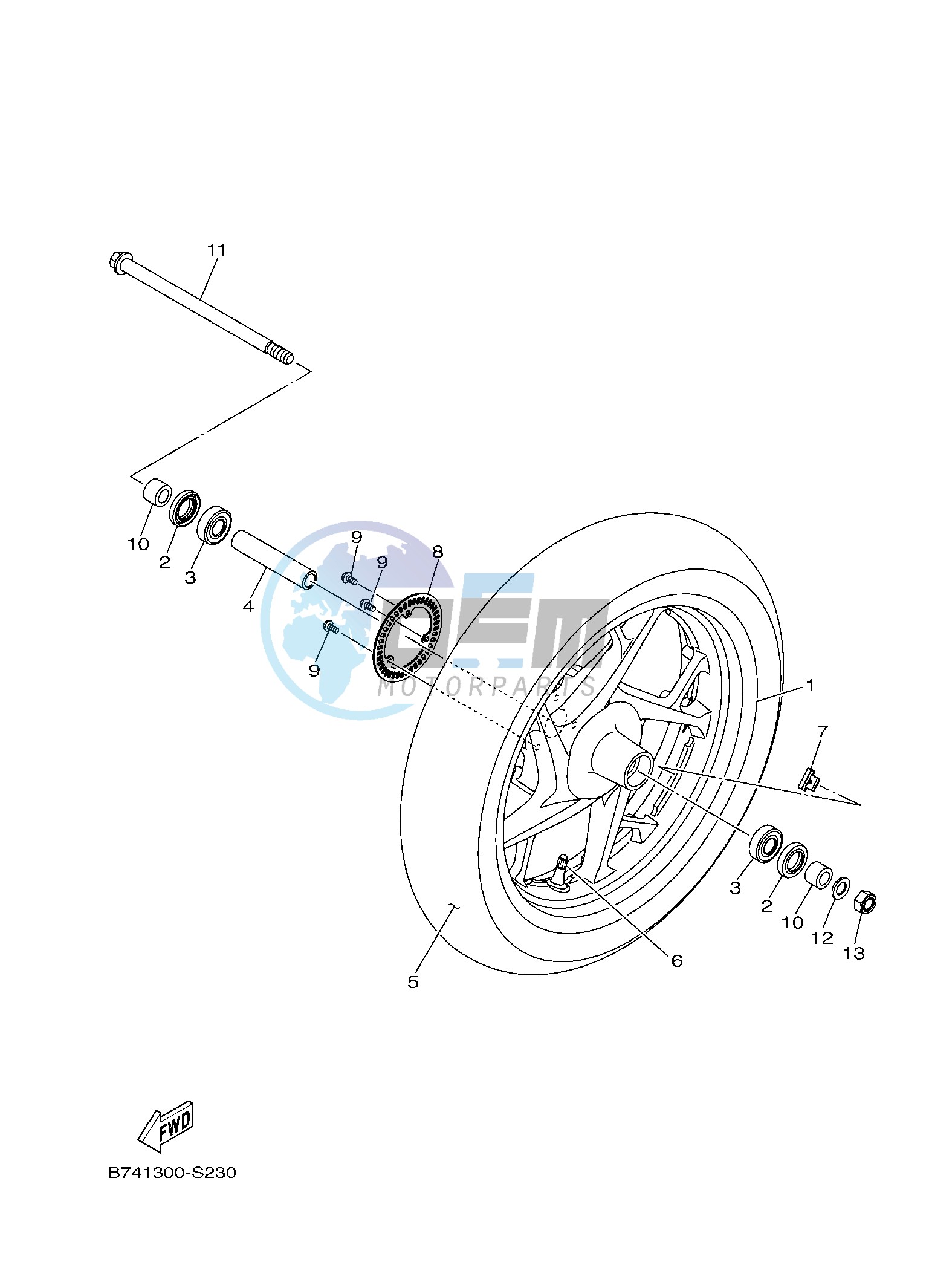 FRONT WHEEL