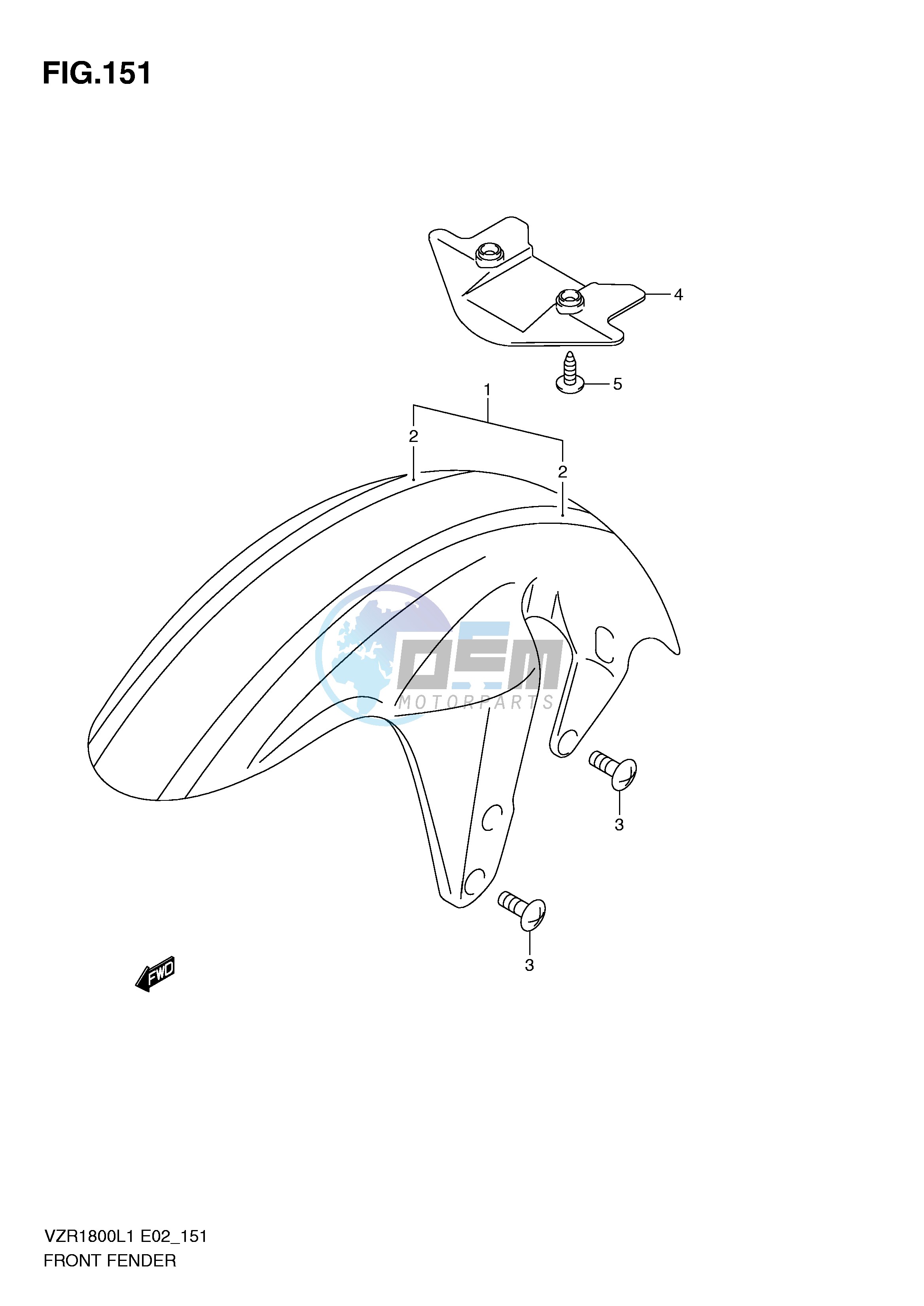 FRONT FENDER (VZR1800ZL1 E24)