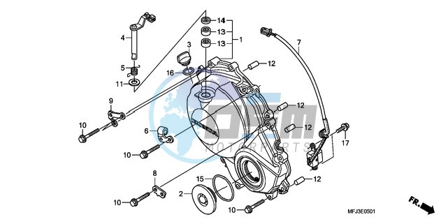 RIGHT CRANKCASE COVER (CBR600RR9,A/RA9,A)