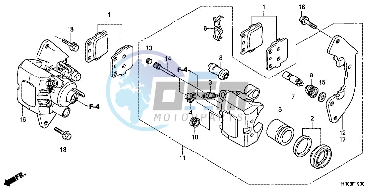 FRONT BRAKE CALIPER