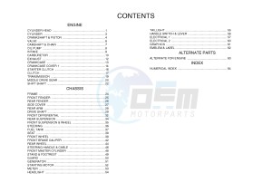 YFM350FWA YFM350DF GRIZZLY 350 4WD (1NSH) drawing .6-Content