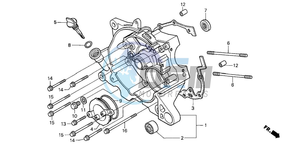 RIGHT CRANKCASE