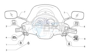 Beverly 500 drawing Electric controls