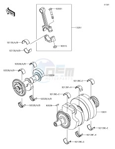 VERSYS-X 300 ABS KLE300CHF XX (EU ME A(FRICA) drawing Crankshaft