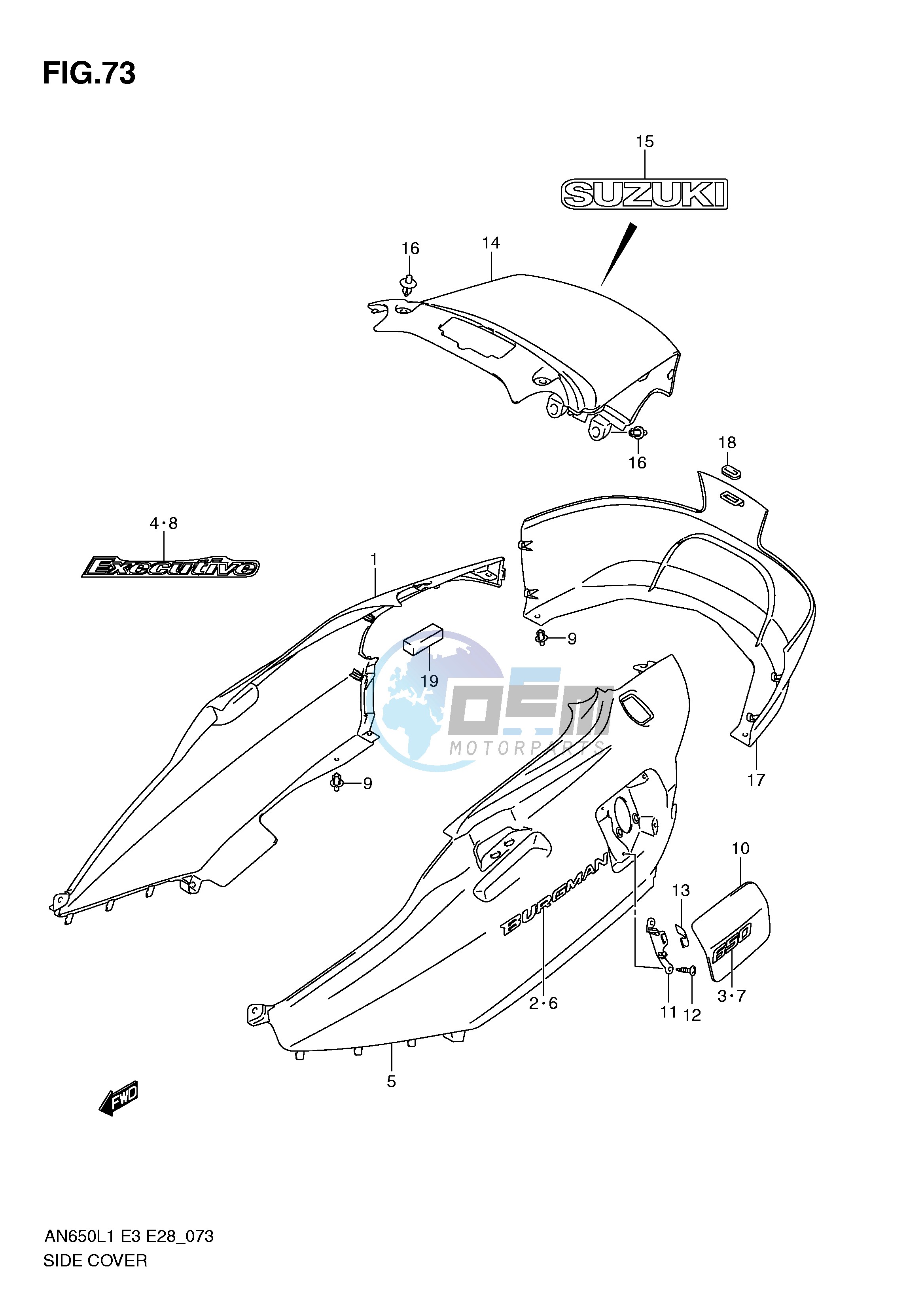 SIDE COVER (AN650AL1 E33)