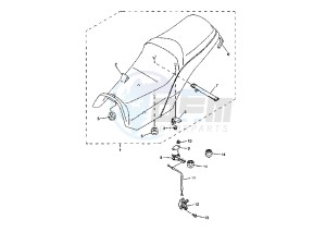 FZS FAZER 1000 drawing SEAT