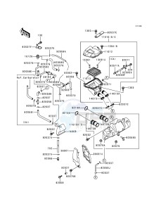 ZG 1200 B [VOYAGER XII] (B10-B14) [VOYAGER XII] drawing AIR CLEANER