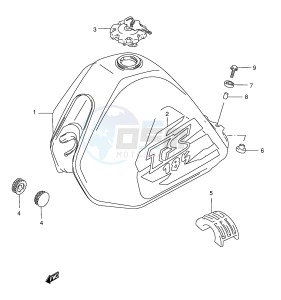 TS185ER (E1) drawing FUEL TANK (TS185ERCV P9)