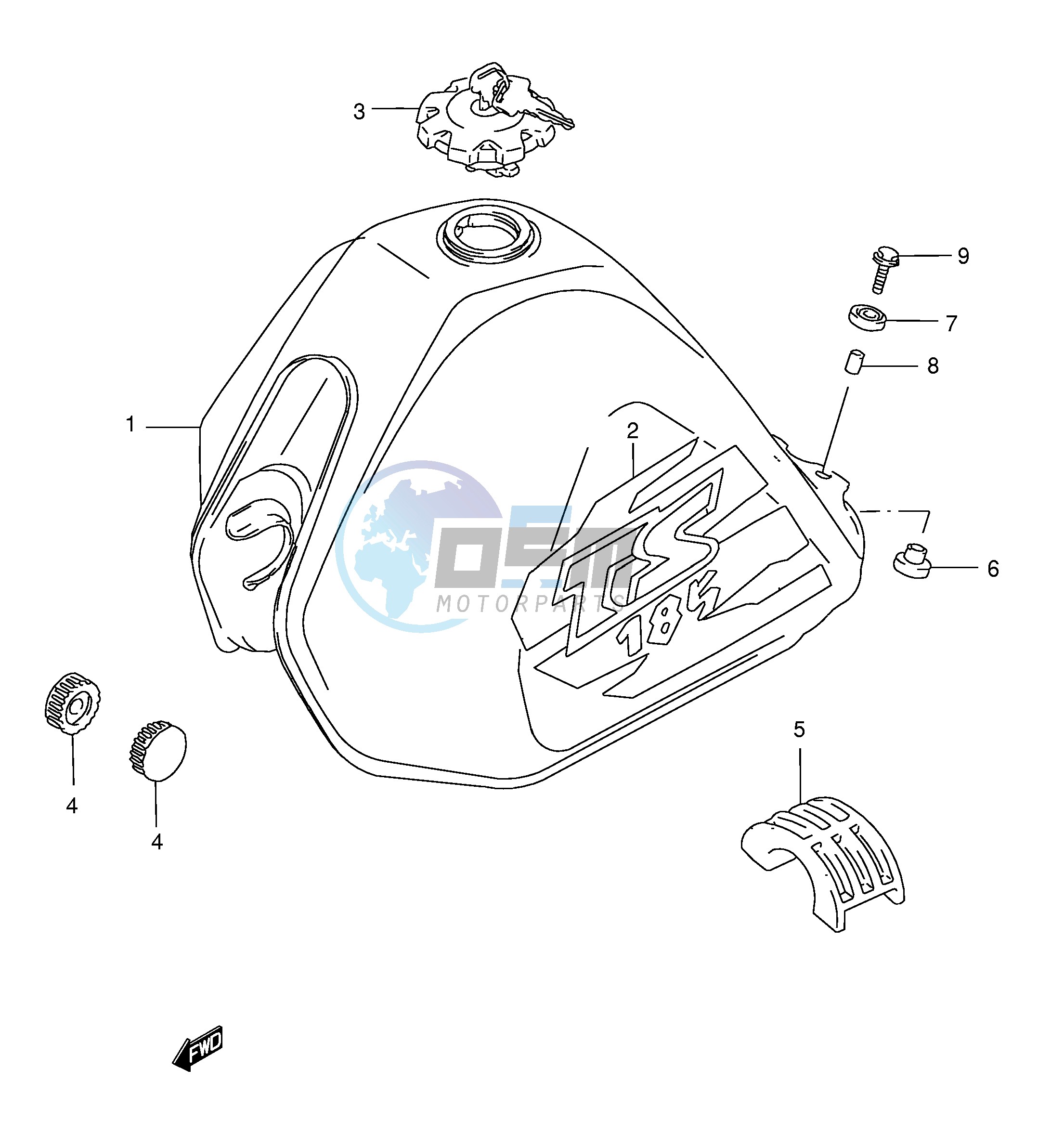 FUEL TANK (TS185ERCV P9)