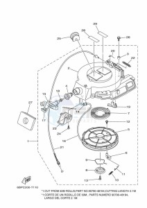 F25DMH drawing STARTER-MOTOR