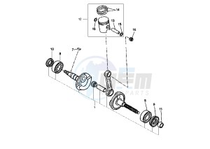 BW'S NEXT GENERATION CAT. 50 drawing CRANKSHAFT PISTON