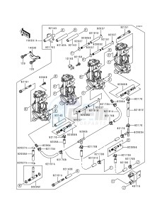 ZX 750 N [NINJA ZX-7RR] (N1-N2) [NINJA ZX-7RR] drawing CARBURETOR