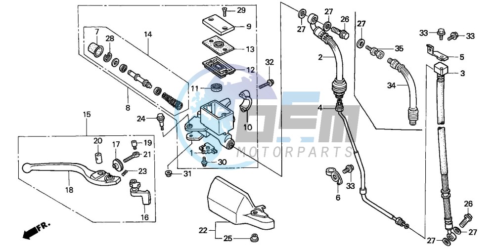 FR. BRAKE MASTER CYLINDER (1)