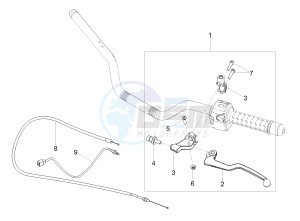 V7 III Stone 750 e4 (EMEA) drawing Clutch control