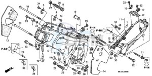 CBR600RR9 Europe Direct - (ED / MME SPC) drawing FRAME BODY