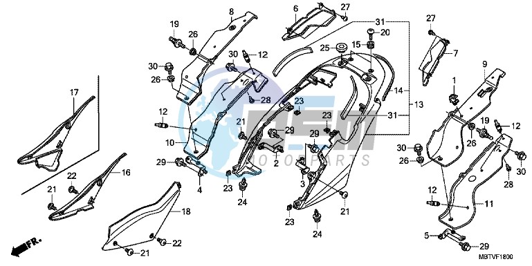 SEAT COWL/SIDE COVER