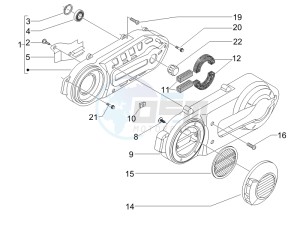 Nexus 500 e3 (UK) UK drawing Crankcase cover - Crankcase cooling