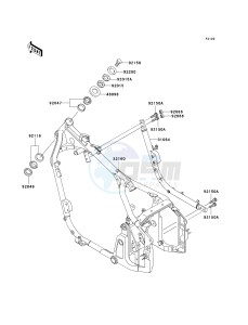 VN 800 E [VULCAN 800 DRIFTER] (E6F) E6F drawing FRAME