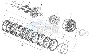 Shiver 750 USA USA drawing Clutch II