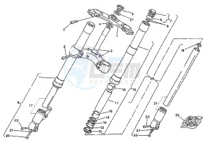 MITO EVOL.125 drawing FRONT FORK