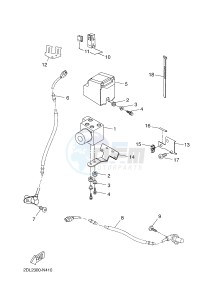 YPR250RA XMAX 250 ABS EVOLIS 250 ABS (2DLA 2DLA) drawing ELECTRICAL 3