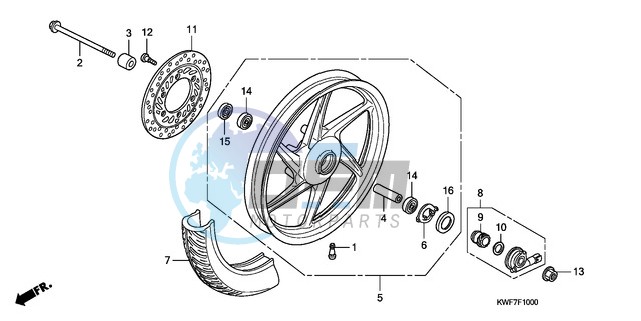 FRONT WHEEL