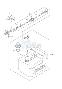 DF 9.9 drawing Fuel Tank