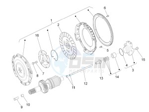 California 1400 Touring SE ABS 1380 USA CND drawing Koppeling